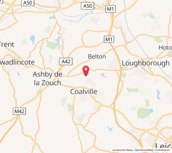 Map of Thringstone, EnglandEngland