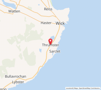 Map of Thrumster, ScotlandScotland