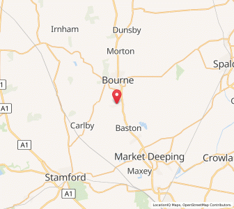Map of Thurlby, EnglandEngland