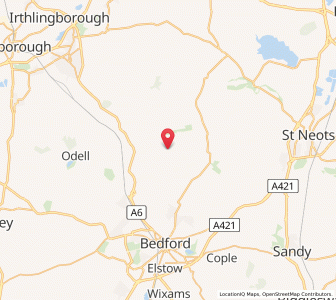 Map of Thurleigh, EnglandEngland