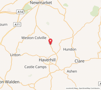 Map of Thurlow, EnglandEngland