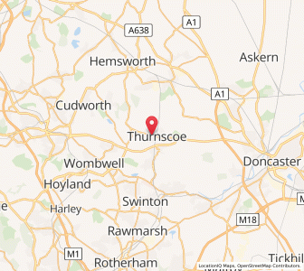 Map of Thurnscoe, EnglandEngland
