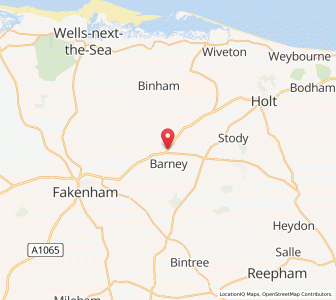 Map of Thursford, EnglandEngland