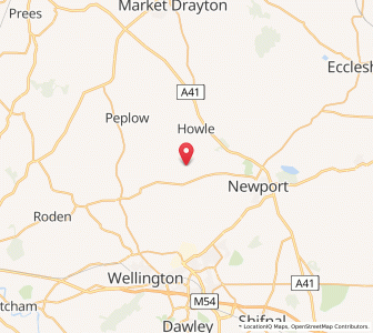 Map of Tibberton, EnglandEngland