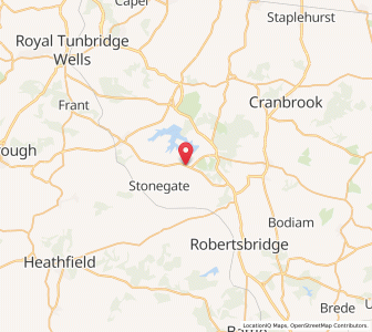 Map of Ticehurst, EnglandEngland