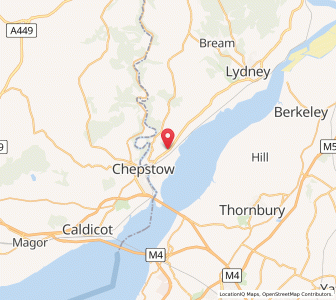 Map of Tidenham, EnglandEngland