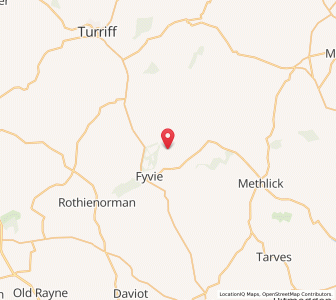 Map of Tifty, ScotlandScotland