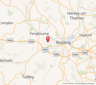 Map of Tilehurst, EnglandEngland