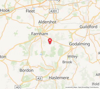 Map of Tilford, EnglandEngland