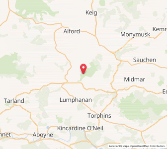 Map of Tillyfour, ScotlandScotland