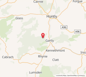 Map of Tillyminnate, ScotlandScotland