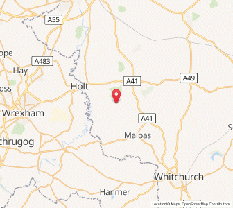 Map of Tilston, EnglandEngland