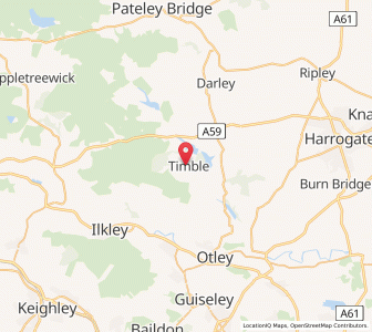 Map of Timble, EnglandEngland