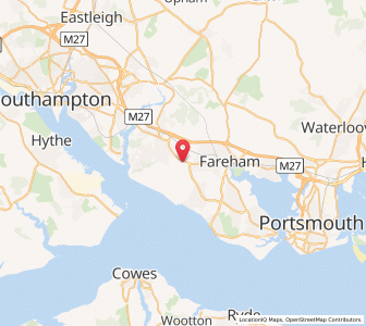 Map of Titchfield, EnglandEngland
