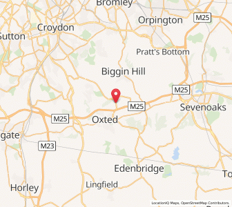 Map of Titsey, EnglandEngland
