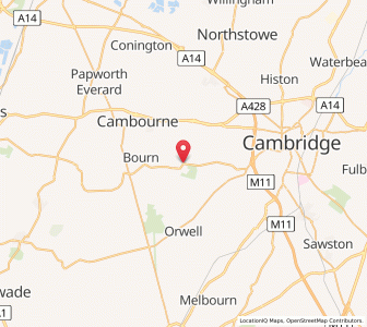 Map of Toft, EnglandEngland