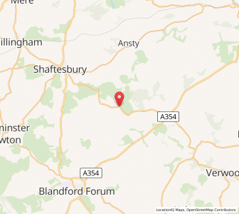 Map of Tollard Royal, EnglandEngland
