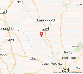 Map of Tollerton, EnglandEngland