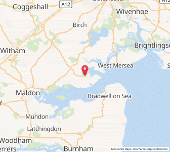 Map of Tollesbury, EnglandEngland