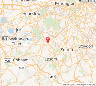 Map of Tolworth, EnglandEngland