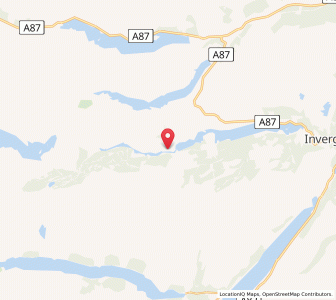 Map of Tomdoun, ScotlandScotland