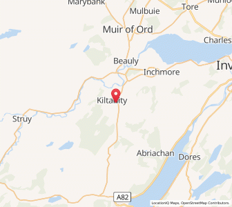 Map of Tomnacross, ScotlandScotland