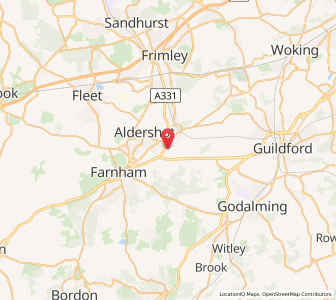 Map of Tongham, EnglandEngland