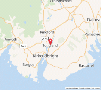 Map of Tongland, ScotlandScotland