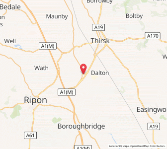 Map of Topcliffe, EnglandEngland