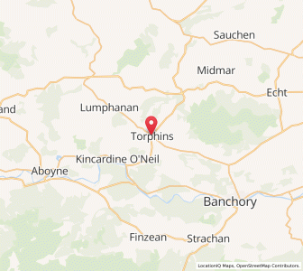 Map of Torphins, ScotlandScotland
