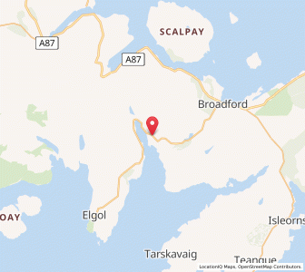 Map of Torrin, ScotlandScotland