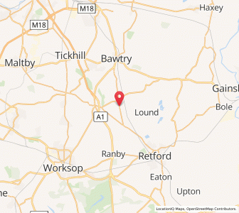 Map of Torworth, EnglandEngland
