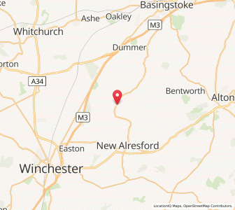 Map of Totford, EnglandEngland
