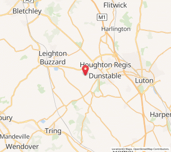 Map of Totternhoe, EnglandEngland