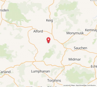 Map of Tough, ScotlandScotland