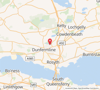 Map of Townhill, ScotlandScotland
