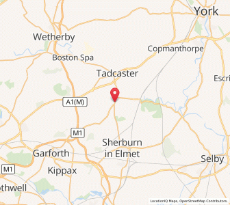 Map of Towton, EnglandEngland