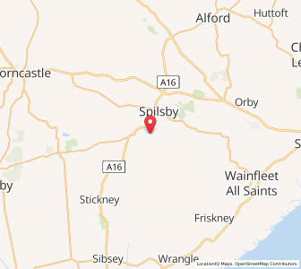 Map of Toynton All Saints, EnglandEngland