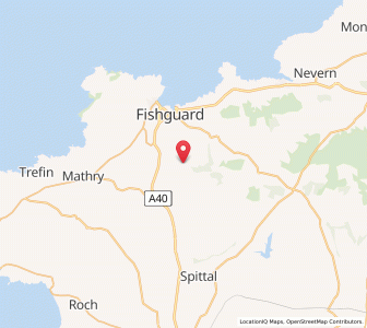 Map of Trecwn, WalesWales