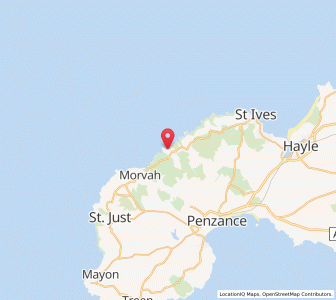 Map of Treen, EnglandEngland