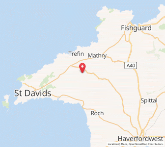 Map of Treffynnon, WalesWales