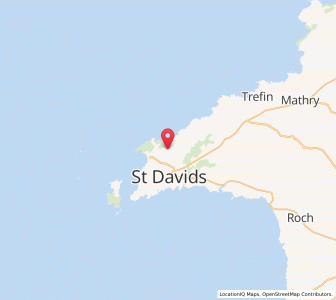 Map of Treleddyd-fawr, WalesWales