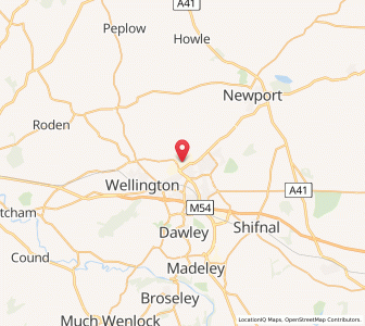 Map of Trench, EnglandEngland