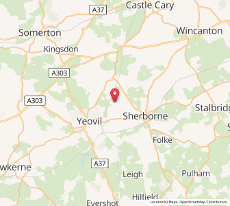 Map of Trent, EnglandEngland