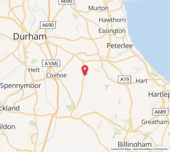 Map of Trimdon Grange, EnglandEngland
