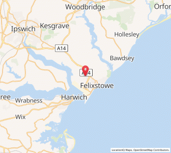 Map of Trimley St Mary, EnglandEngland