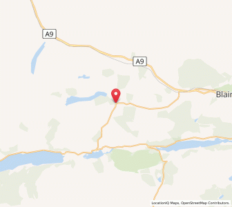 Map of Trinafour, ScotlandScotland