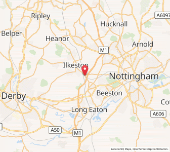 Map of Trowell, EnglandEngland