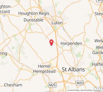 Map of Trowley Bottom, EnglandEngland