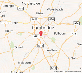 Map of Trumpington, EnglandEngland